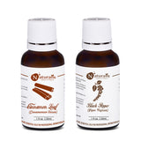 Cinnamon & Black Pepper Essential Oil set of 2 - 30ml by Naturalis - Pure & Naturalis - Naturalis