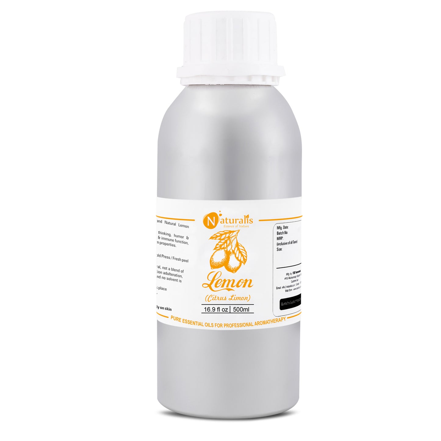 Lemon Essential Oil by Naturalis - Pure & Natural - Naturalis