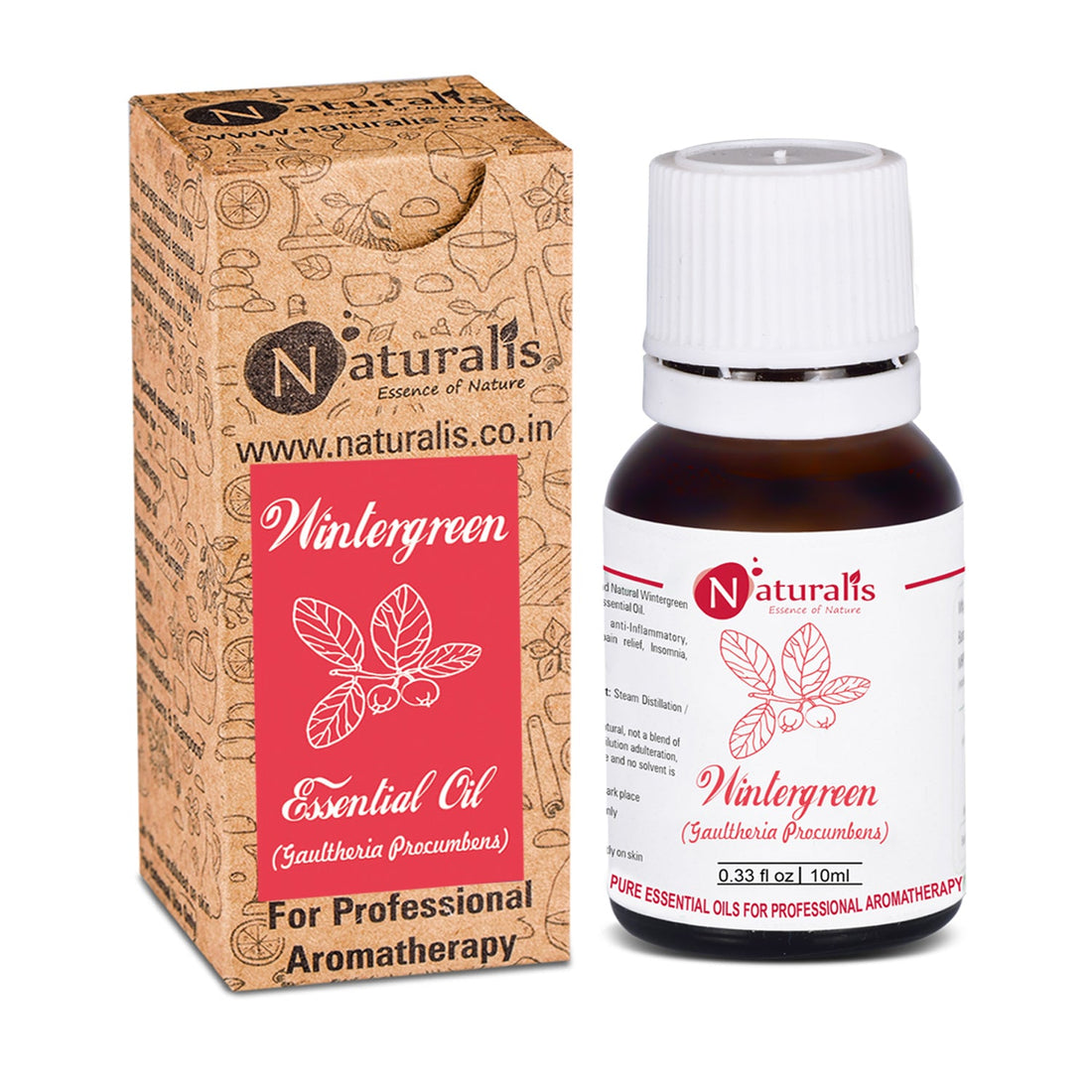 Naturalis 100% Pure Wintergreen Essential Oil bottle