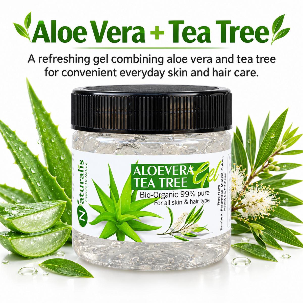Naturalis Aloe Vera and Tea Tree ingredient story
