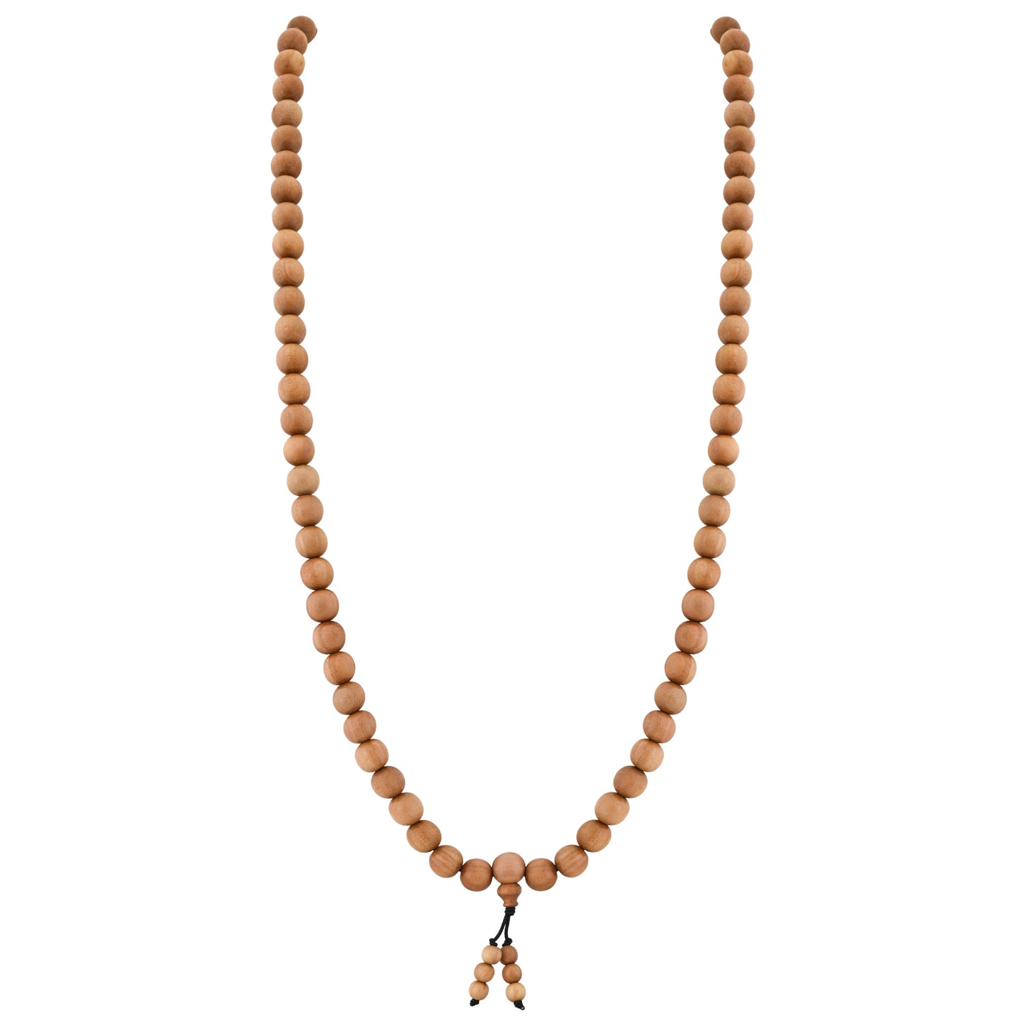 Naturalis  Sandalwood Mala / Natural Sandalwood Rosary / Sandalwood Mala Original / Chandan Mala / Pure Chandan Mala / Chandan Mala Original (Bead Size: 6mm, 7mm, 8mm, 10mm)