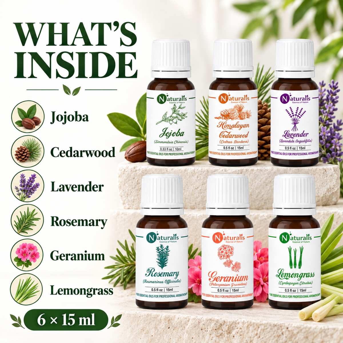 Hair Care Essential Oil Set – what's inside