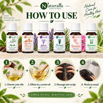 Hair Care Essential Oil Set – how to use