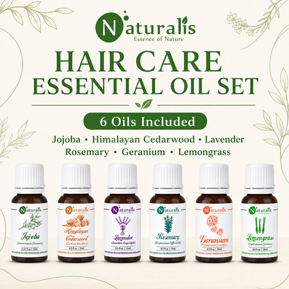Naturalis 15GP1 hair care essential oil set – six oils included