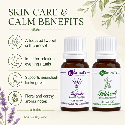Naturalis 15GP10 essential oil set benefits infographic