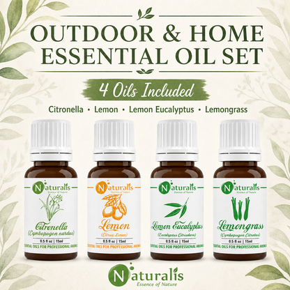 Naturalis 15GP15 essential oil set oils included infographic