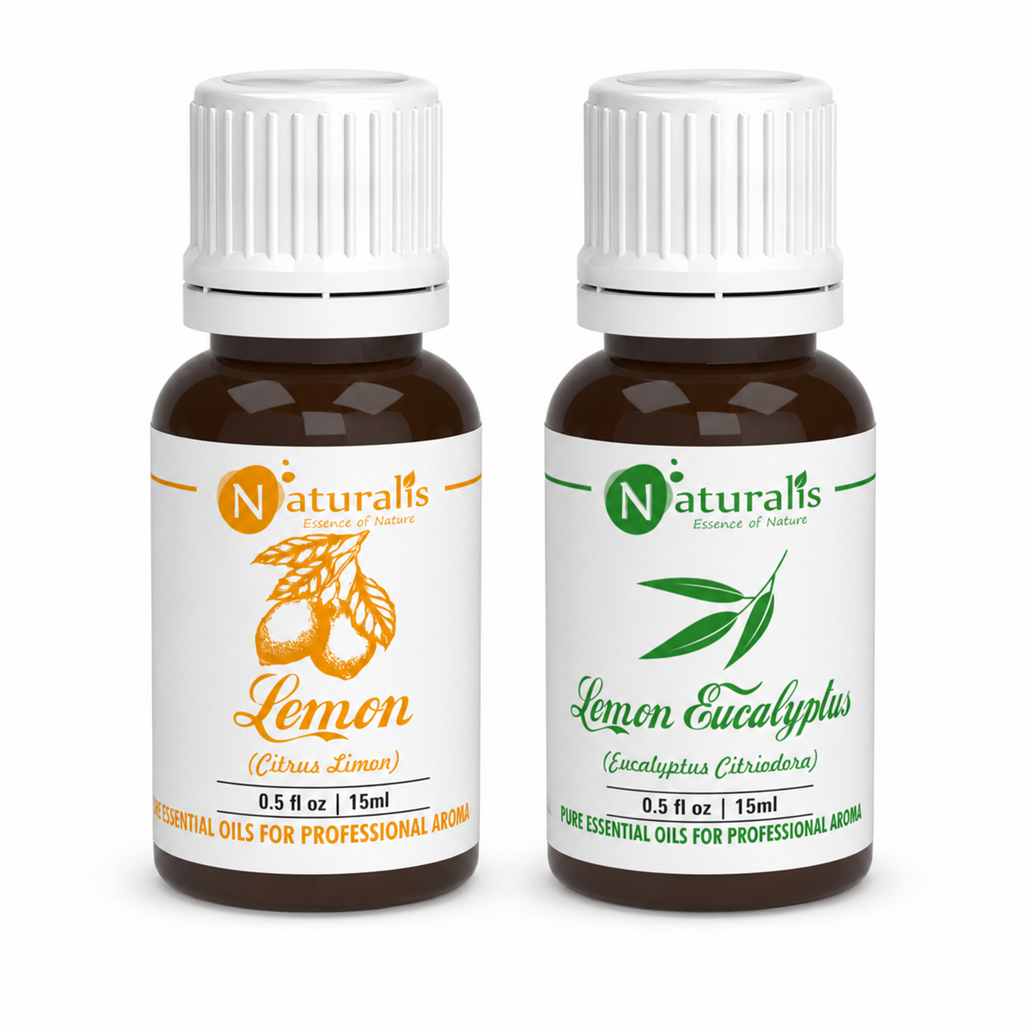 Naturalis Lemon & Lemon Eucalyptus Essential Oil Set of 2 main product image