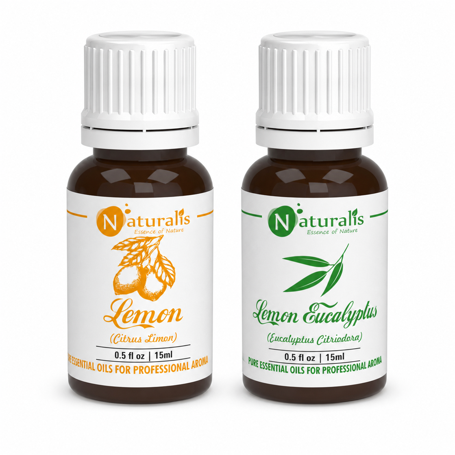 Naturalis Lemon & Lemon Eucalyptus Essential Oil Set of 2 main product image