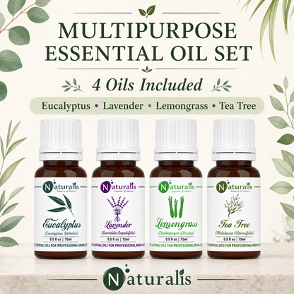 Naturalis 15GP20 essential oil set oils included infographic