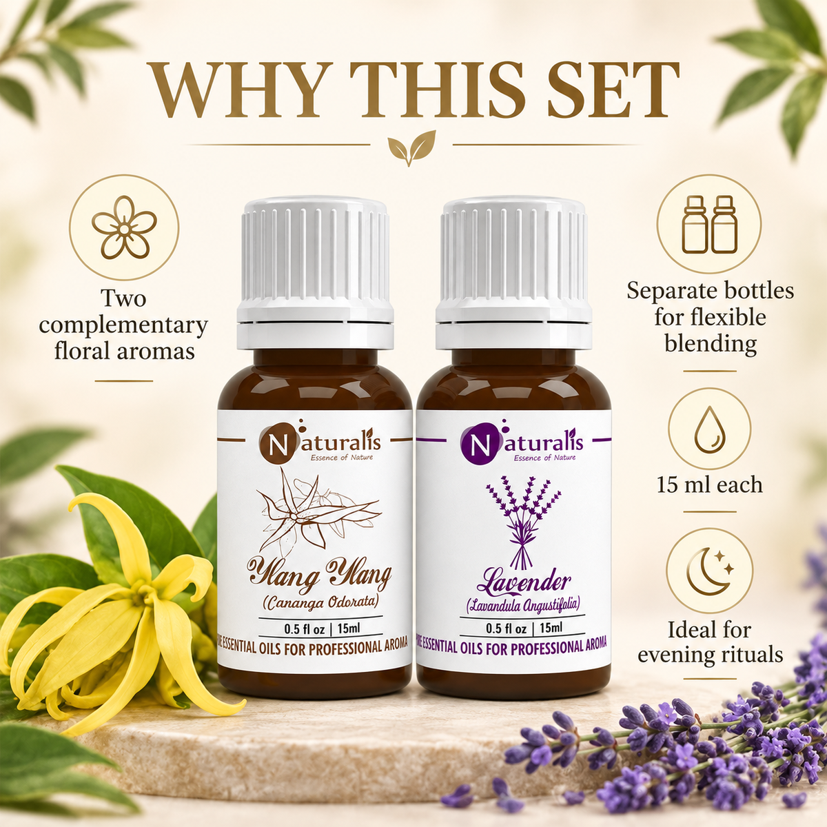 Lavender and Ylang Ylang Essential Oil Set – why this set