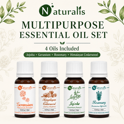 Naturalis 15GP6 essential oil set oils included infographic