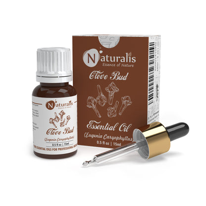 Clove bud essential oil by Naturalis, pure and natural — alternate view