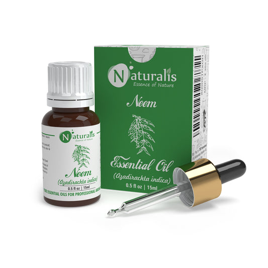 Naturalis 100% pure raw Neem Oil, cold-pressed unrefined carrier oil — alternate view