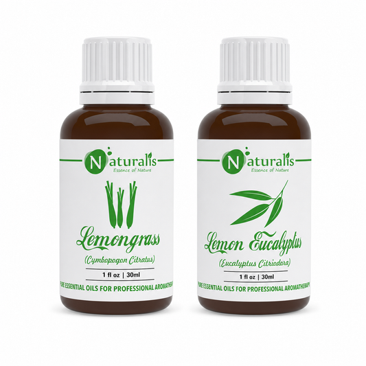 Lemongrass & Lemon Eucalyptus essential oil set, 30 ml