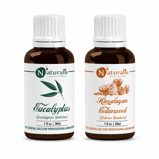 Eucalyptus & Himalayan Cedarwood essential oil set, 30 ml