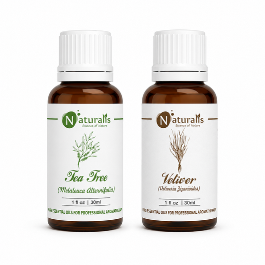 Tea Tree & Vetiver essential oil set, 30 ml