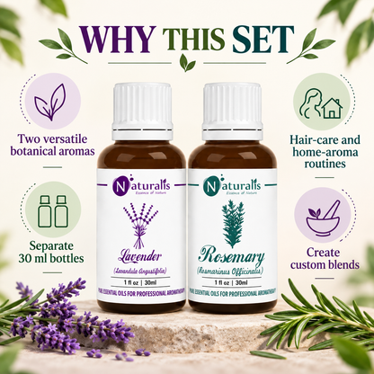 Lavender and Rosemary Essential Oil Set – why this set