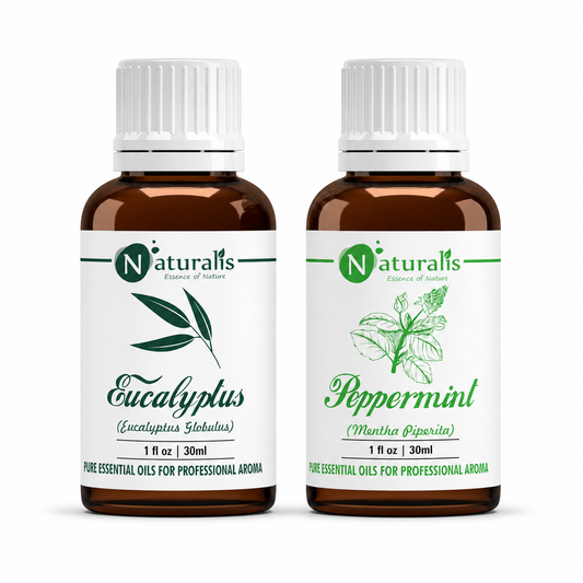 Eucalyptus & Peppermint essential oil set, 30 ml