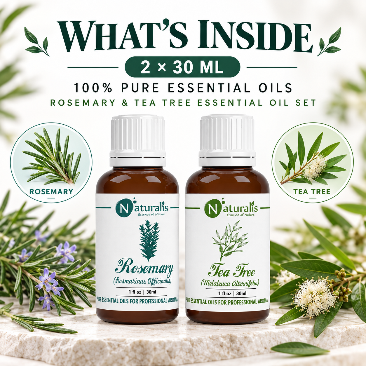 Naturalis 30GP4 essential oil set infographic 1