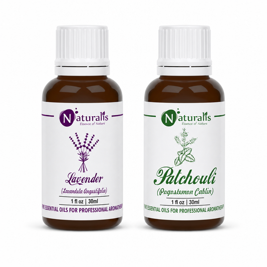 Lavender & Patchouli essential oil set, 30 ml