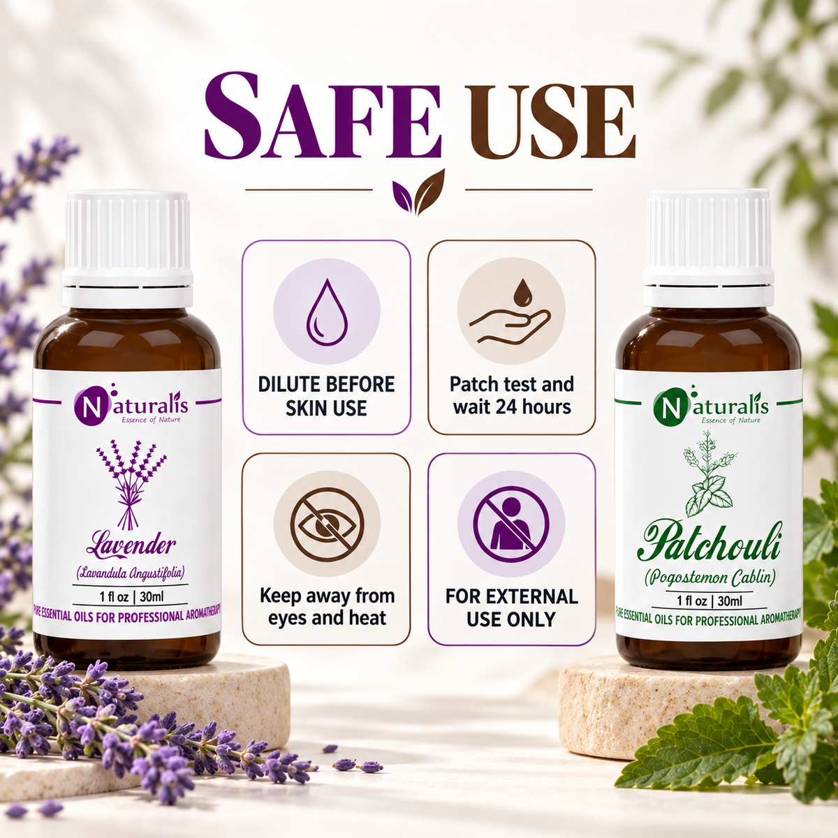 Naturalis 30GP5 essential oil set infographic 7