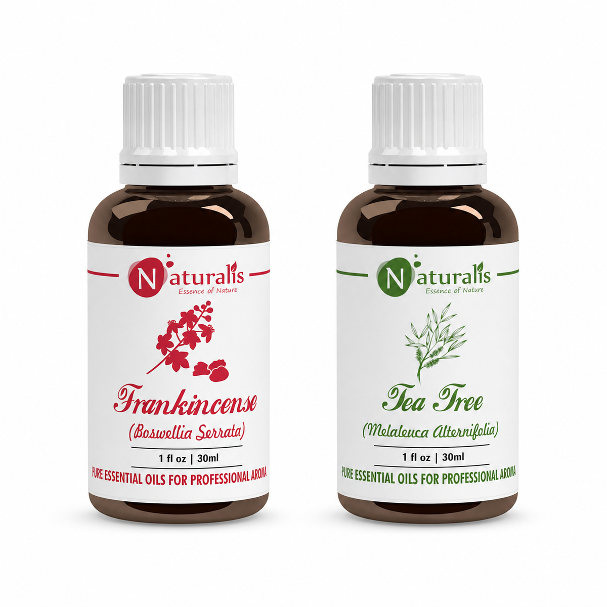 Frankincense & Tea Tree essential oil set, 30 ml