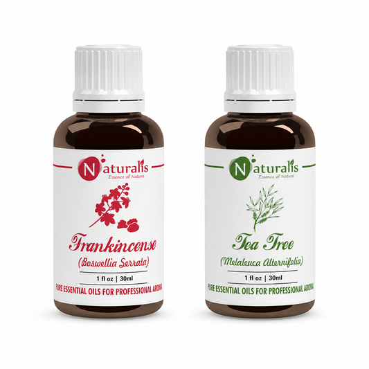 Frankincense & Tea Tree essential oil set, 30 ml