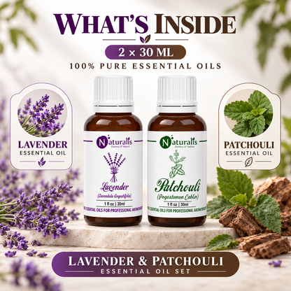 Naturalis 30GP6 essential oil set infographic 1