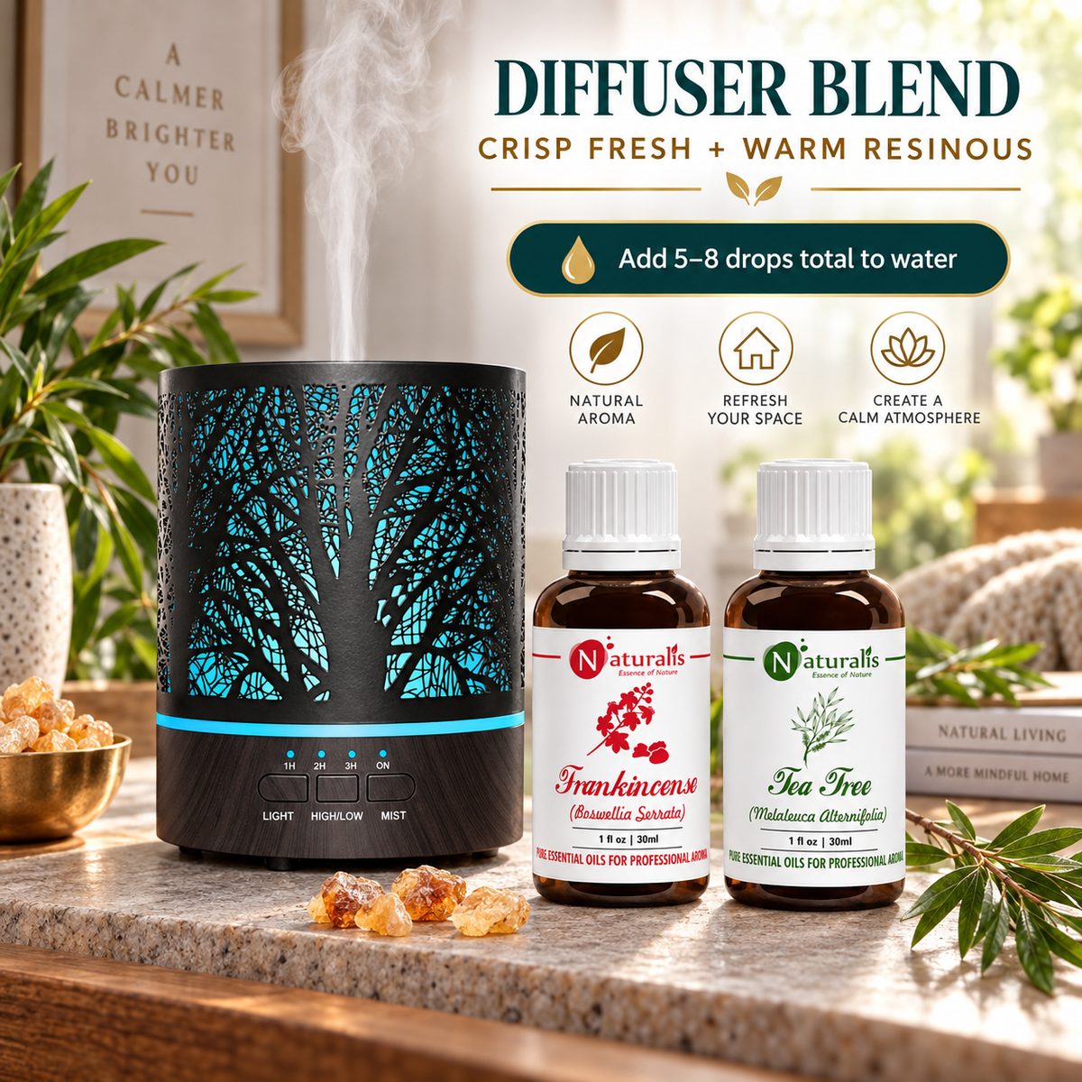 Naturalis 30GP6 essential oil set infographic 4