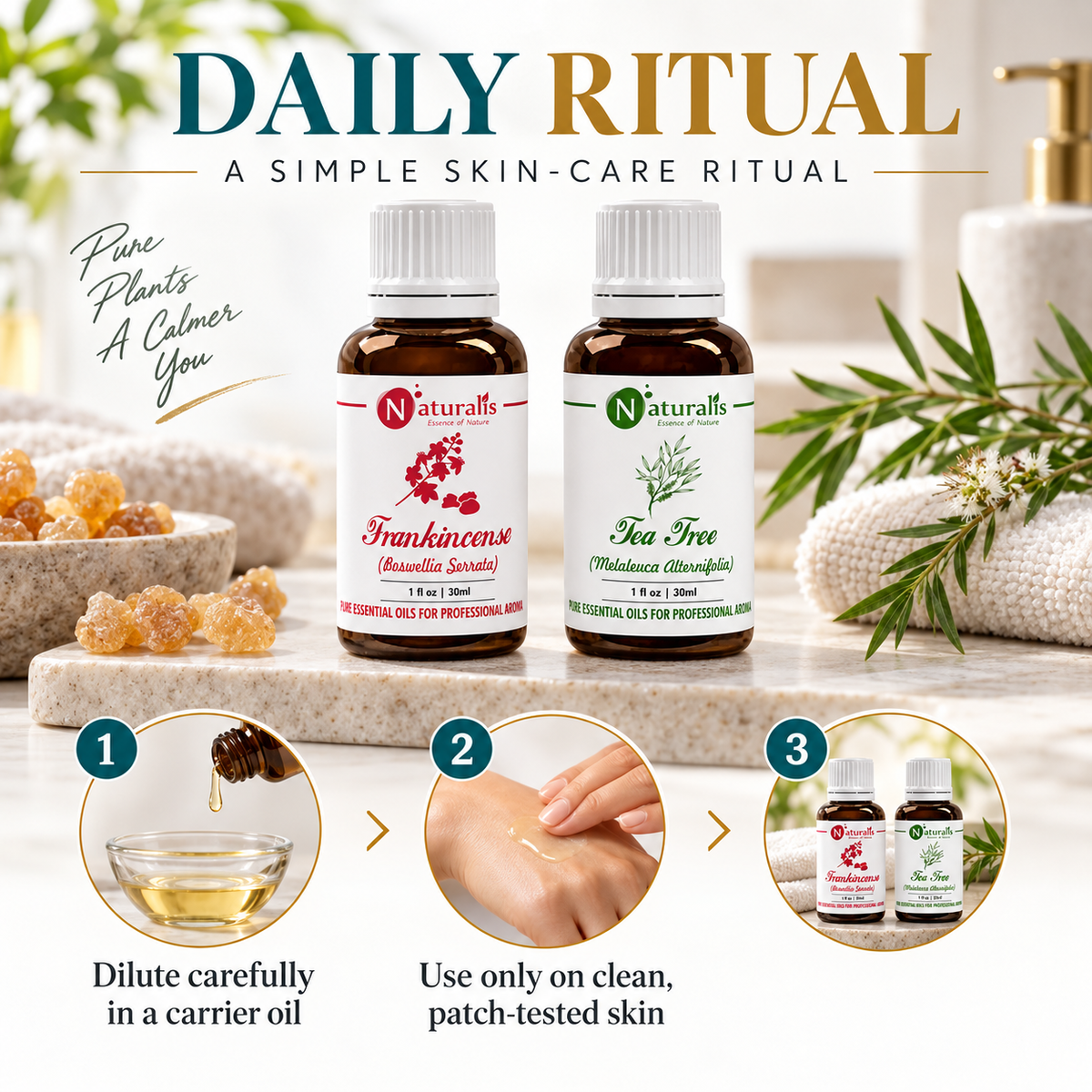 Naturalis 30GP6 essential oil set infographic 5