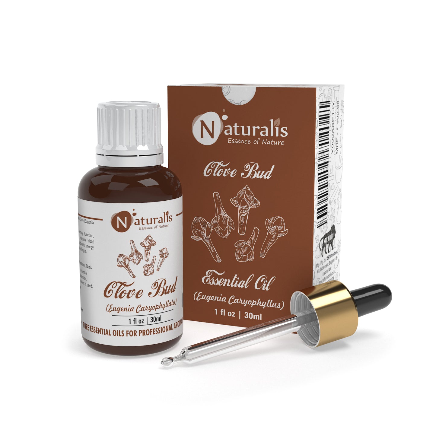 Naturalis clove bud oil for aromatherapy and home use — close-up