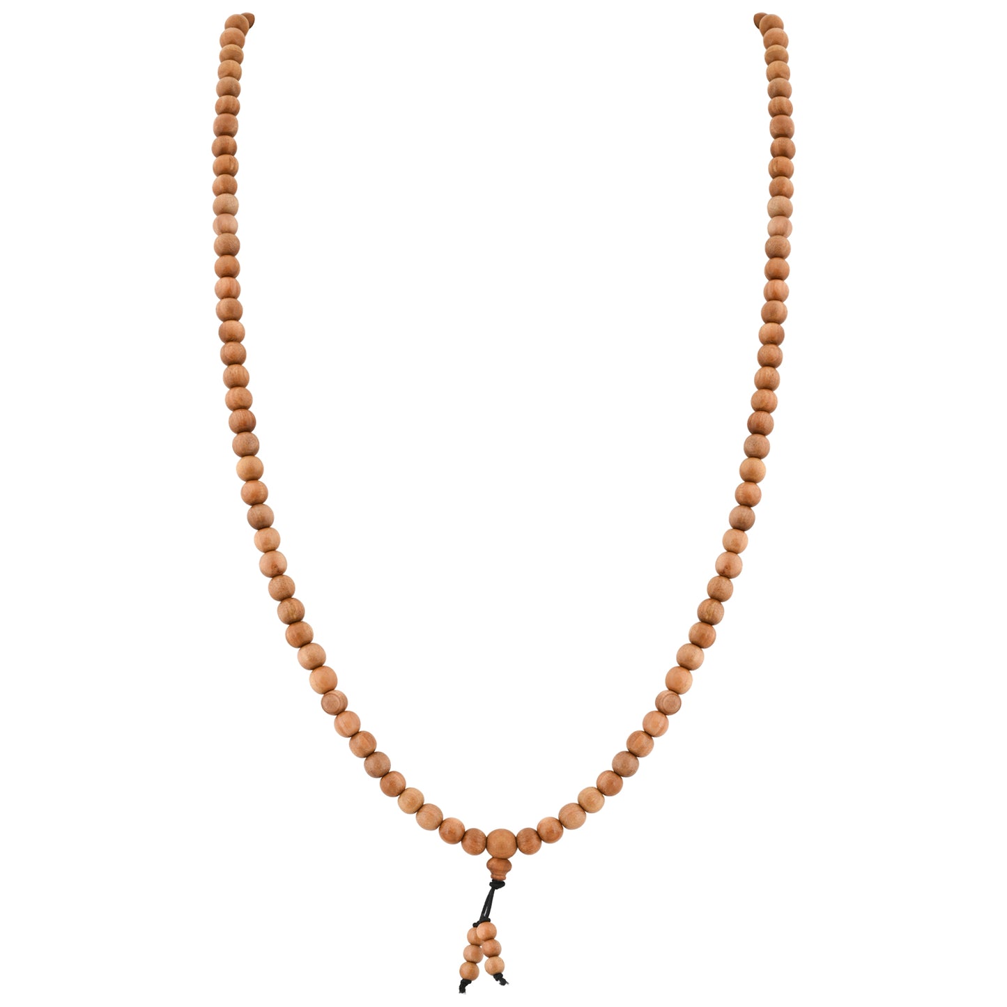 Naturalis  Sandalwood Mala / Natural Sandalwood Rosary / Sandalwood Mala Original / Chandan Mala / Pure Chandan Mala / Chandan Mala Original (Bead Size: 6mm, 7mm, 8mm, 10mm)