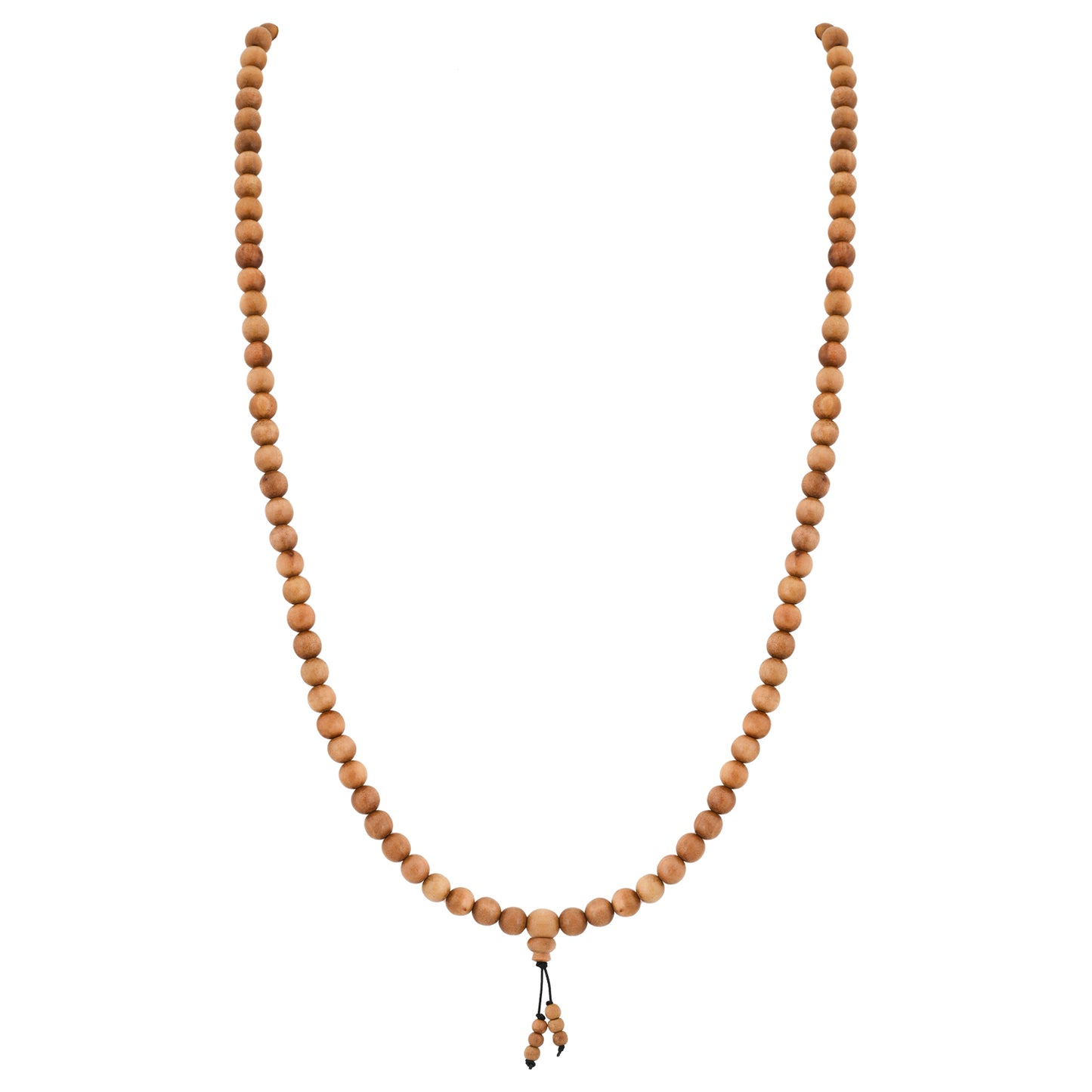 Naturalis  Sandalwood Mala / Natural Sandalwood Rosary / Sandalwood Mala Original / Chandan Mala / Pure Chandan Mala / Chandan Mala Original (Bead Size: 6mm, 7mm, 8mm, 10mm)