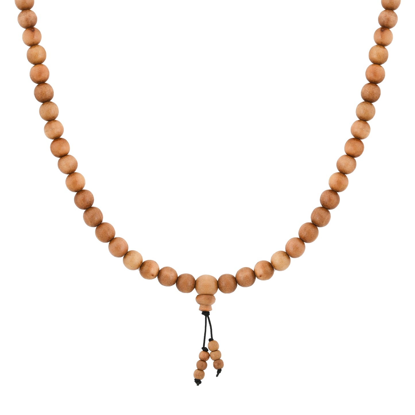 Naturalis  Sandalwood Mala / Natural Sandalwood Rosary / Sandalwood Mala Original / Chandan Mala / Pure Chandan Mala / Chandan Mala Original (Bead Size: 6mm, 7mm, 8mm, 10mm)