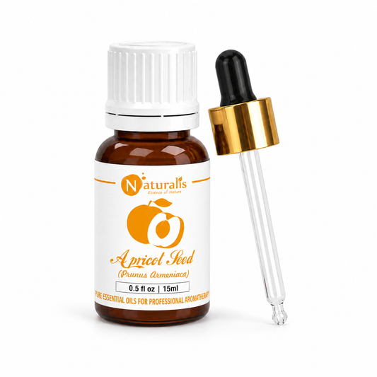 100% Pure Apricot Kernel Oil – Cold-Pressed Carrier Oil, Unrefined