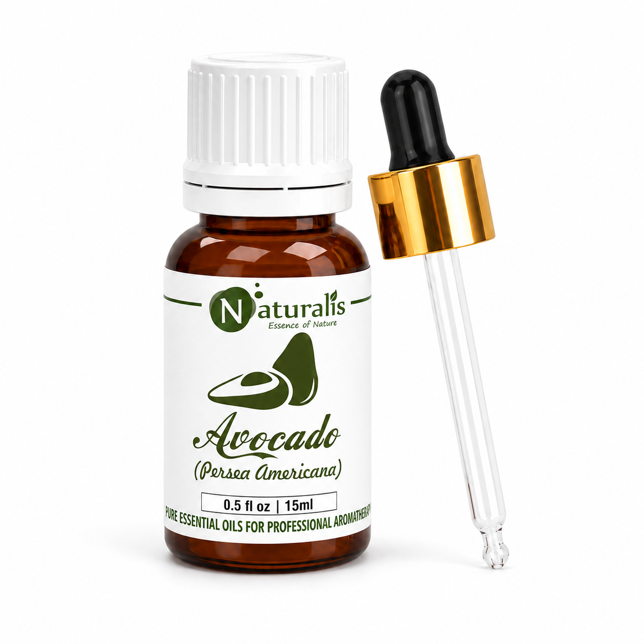 100% Pure Avocado Oil – Cold-Pressed Carrier Oil, Unrefined