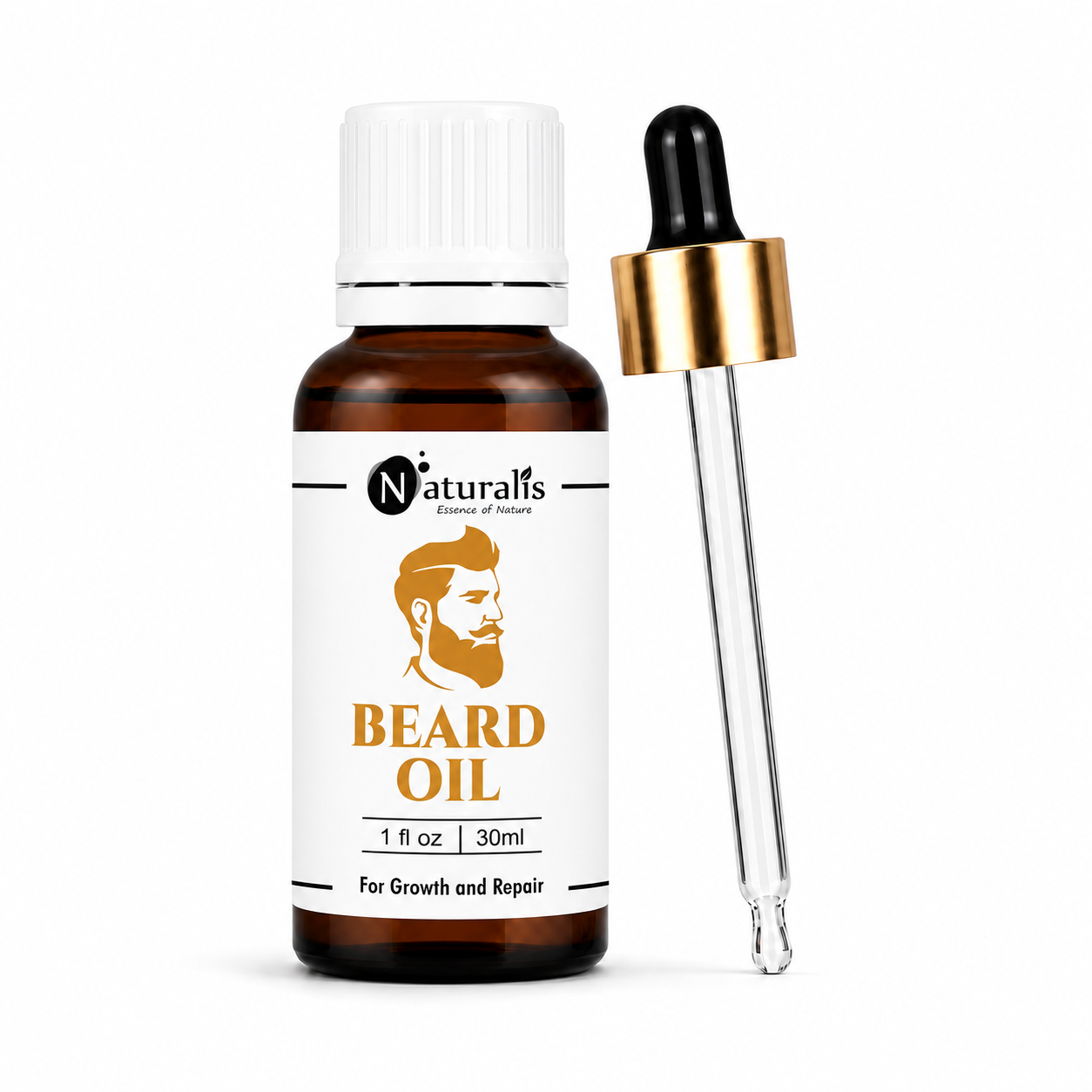 Naturalis Beard Oil for Growth & Repair – Natural Blend