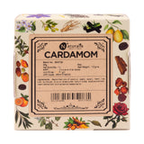 Hand-Milled Luxury Cardamom Solid Soap Bar, Made using century old Cold Process Method 100gms