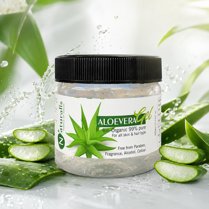 Naturalis Aloe Vera Gel, 300g jar for skin, face and hair