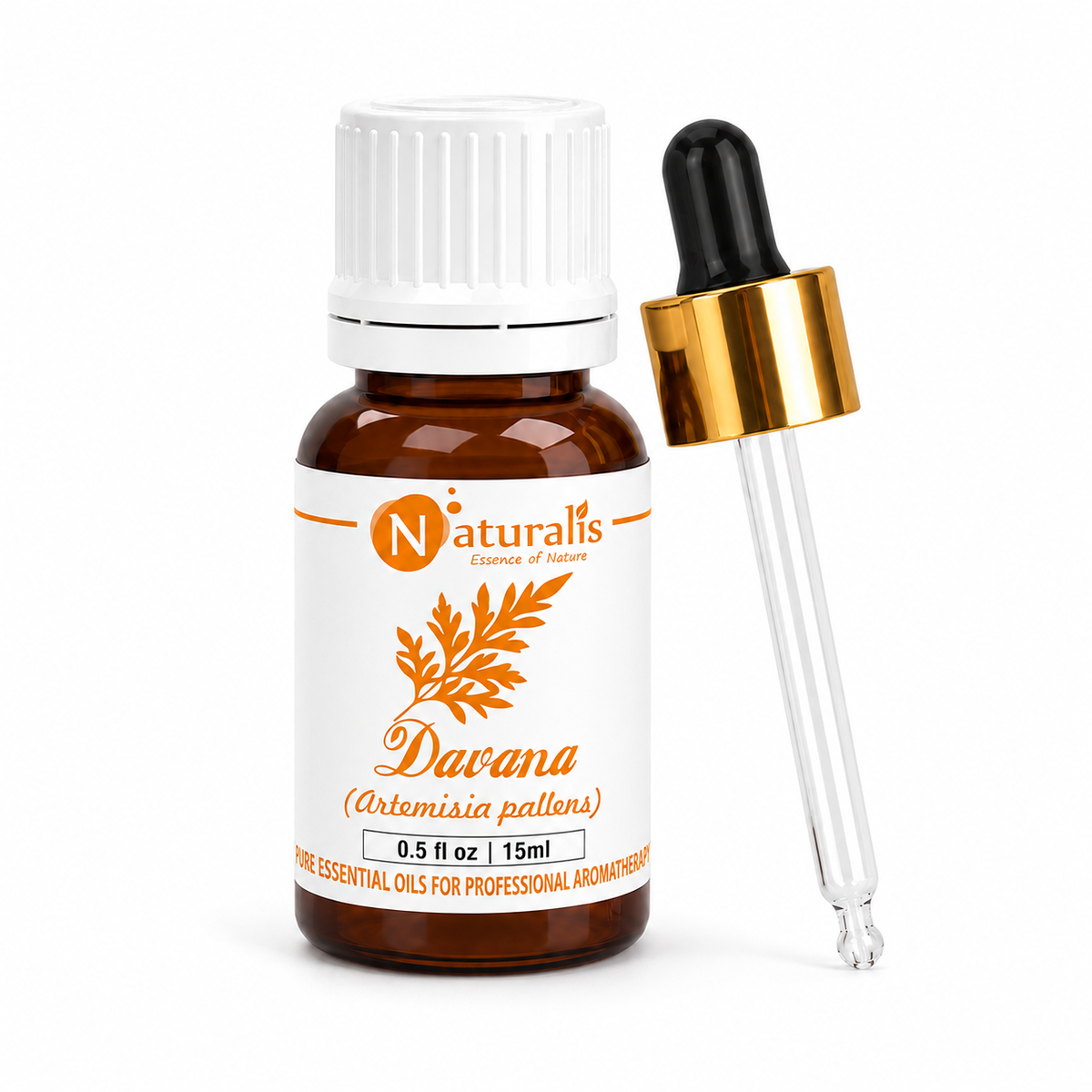 Davana essential oil by Naturalis, pure and natural — close-up