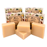 Hand-Milled Luxury Eucalyptus and Rosemary Solid Soap Bar, Made using century-old Cold Process Method - 100gms