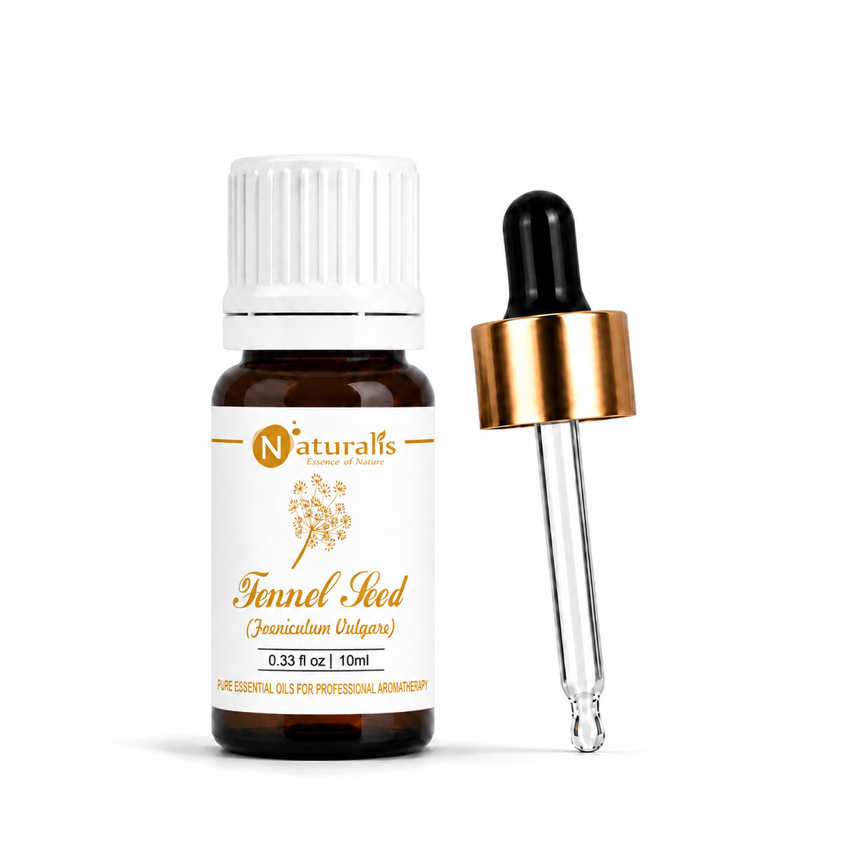 Naturalis 100% pure Fennel Seed Essential Oil (Foeniculum vulgare), therapeutic grade — alternate view