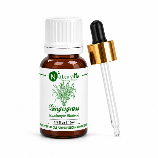 Naturalis 100% pure Gingergrass Essential Oil (Cymbopogon martinii), therapeutic grade — alternate view
