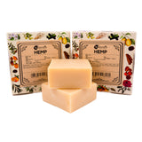 Hand-Milled Luxury Hemp Solid Soap Bar, Made using century-old Cold Process Method - 100gms