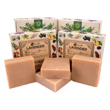 Hand-Milled Luxury Lavender Solid Soap Bar, Made using century-old Cold Process Method - 100gms