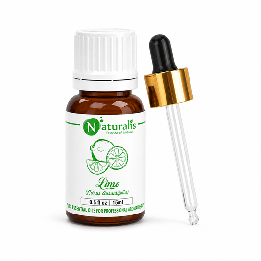 Naturalis 100% pure Lime Essential Oil (Citrus aurantifolia), therapeutic grade — alternate view