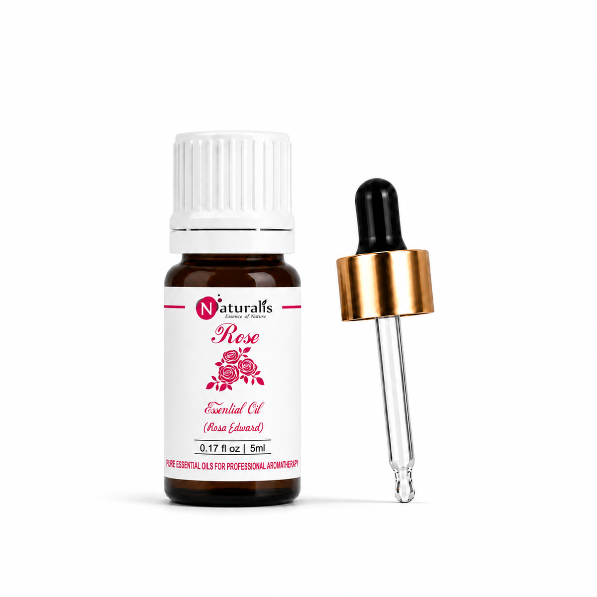 100% Pure Rose Otto Essential Oil – Rosa Damascena, Therapeutic Grade