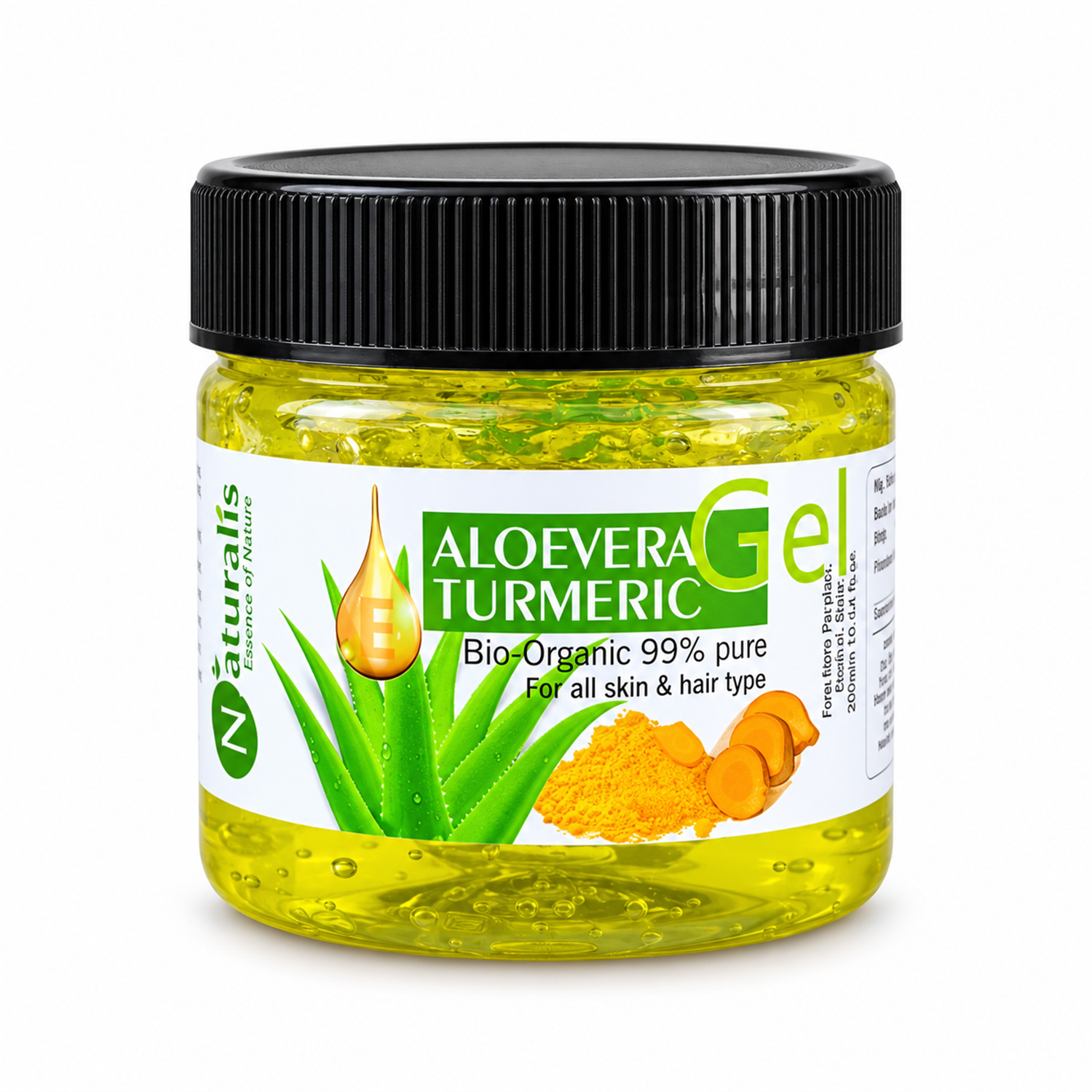 Naturalis Aloe Vera Gel with Turmeric and Vitamin E 300g main product image