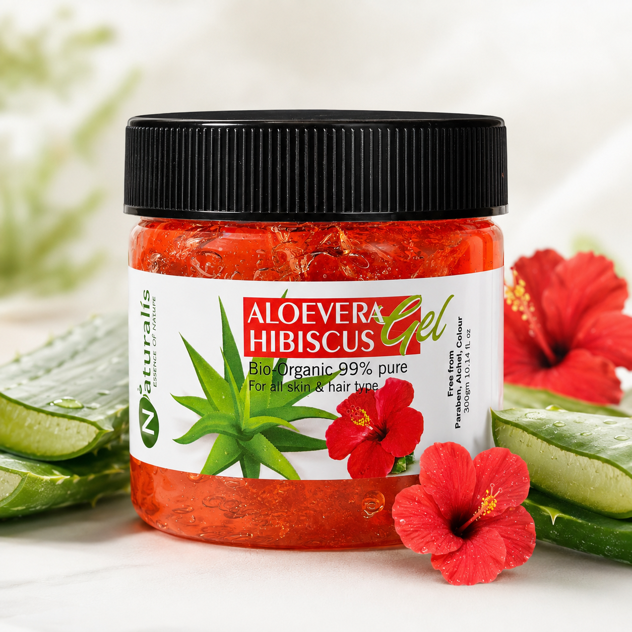 Naturalis Aloe Vera Hibiscus Gel 300g main product image