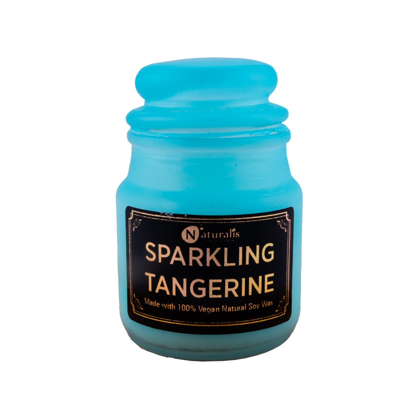 Naturalis Candle Sparkling Tangerine Scented Wax Candle for Home Decoration Aroma.